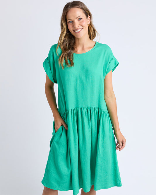 Sunset Hour Solid Dress