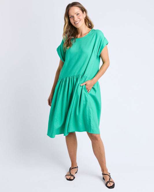 Sunset Hour Solid Dress