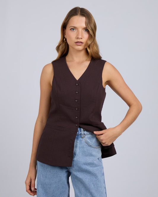 Tallow Vest | Chocolate