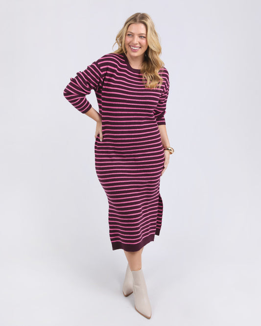 Tess Stripe Knit Dress