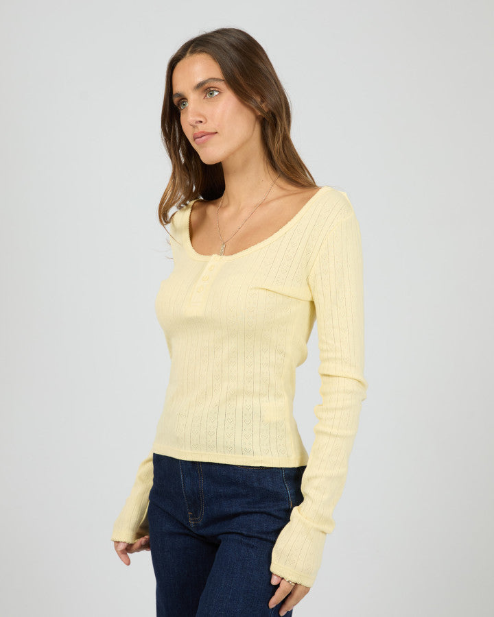 Tia Long Sleeve Top | Butter