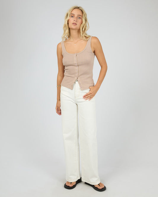 Tia Tank | Taupe