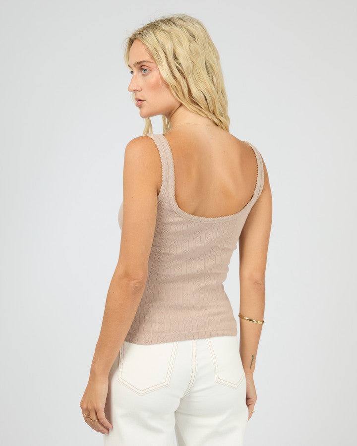 Tia Tank | Taupe