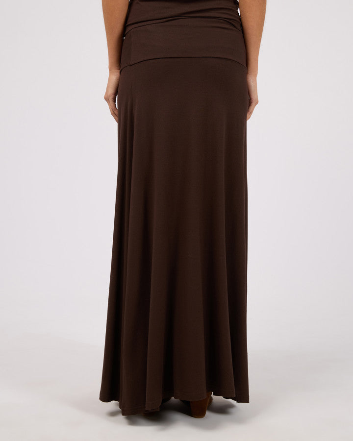 Twist Detail Maxi Skirt