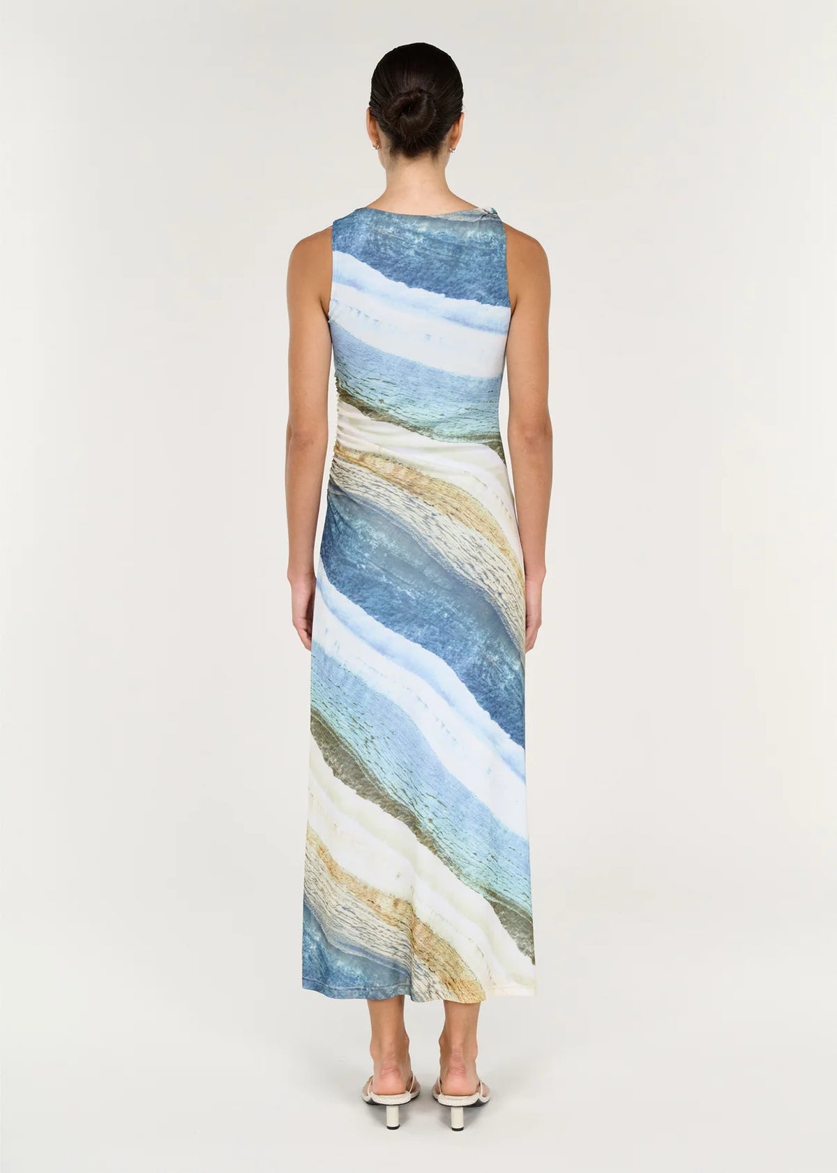 Zelie Mesh Midi Dress