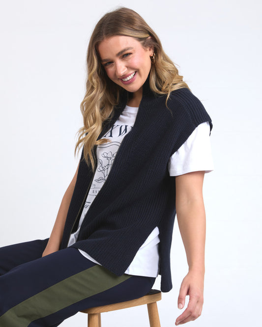Zip Knit Vest