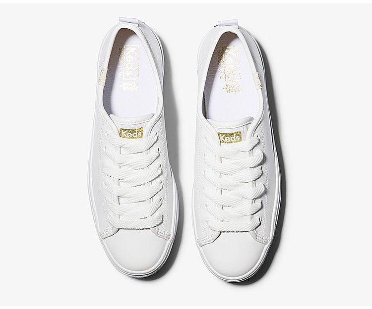 Triple Up Leather  | White