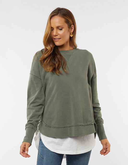 Delilah Crew | Khaki