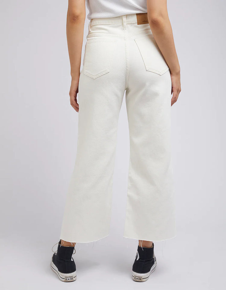 Charlie High Rise Wide Leg Jean | Vintage White