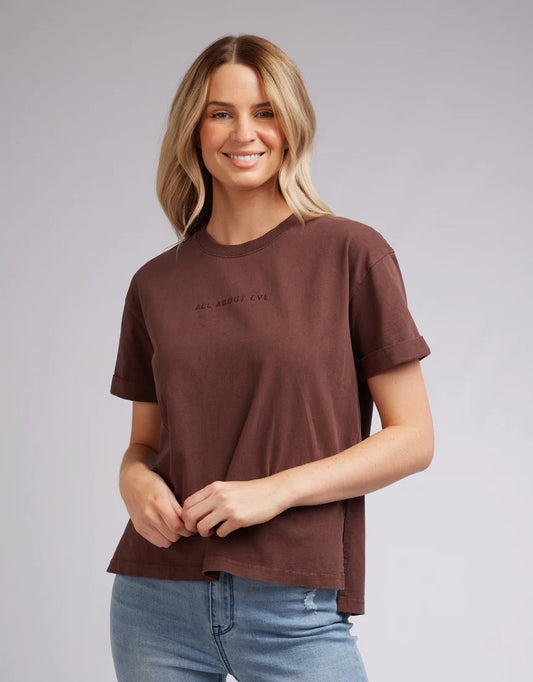 AAE Washed Tee | Brown