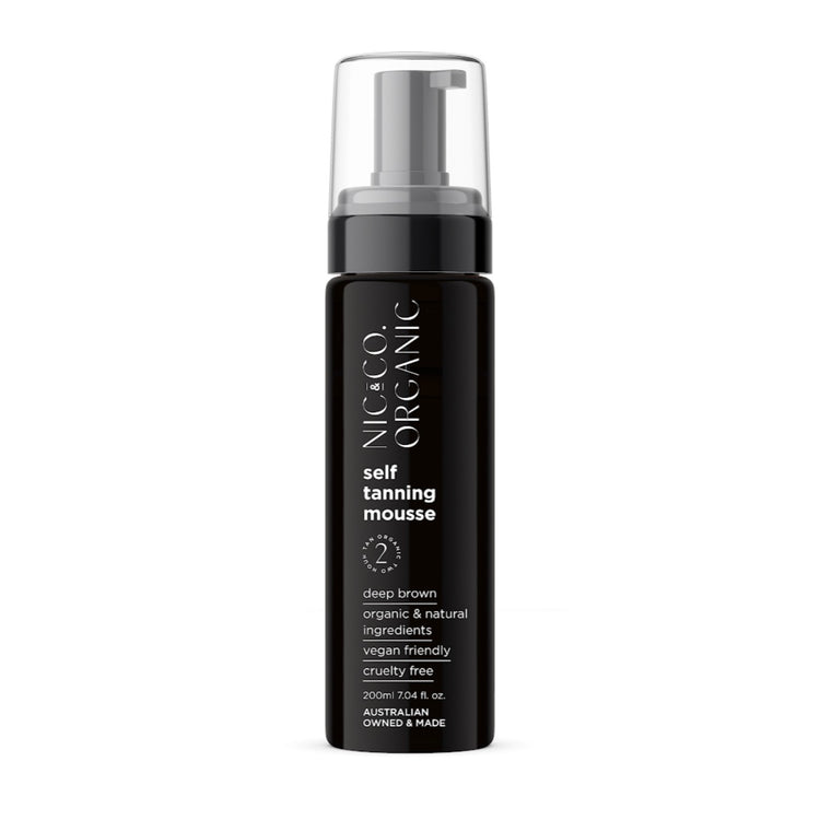 Nic & Co organic self tanning mousse elsie and florence