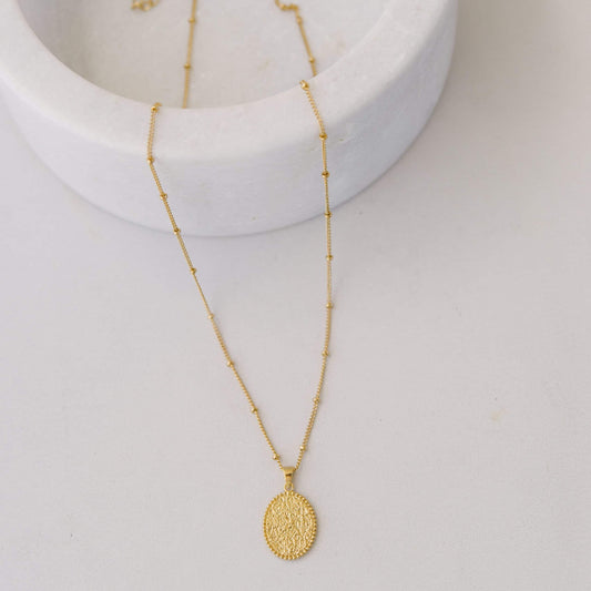 Wildflower Necklace In Gold
