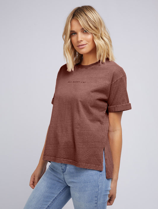 AAE Washed Tee | Brown