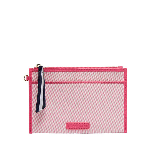 New York Coin Purse | Fuschia W Canvas